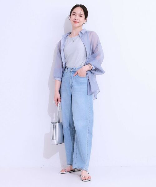 SHOO・LA・RUE / シューラルー デニムパンツ | 【S-LL】大人のこなれ見えスタイルに カーブデニムパンツ | 詳細7