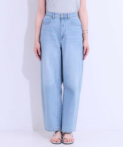 SHOO・LA・RUE / シューラルー デニムパンツ | 【S-LL】大人のこなれ見えスタイルに カーブデニムパンツ | 詳細9