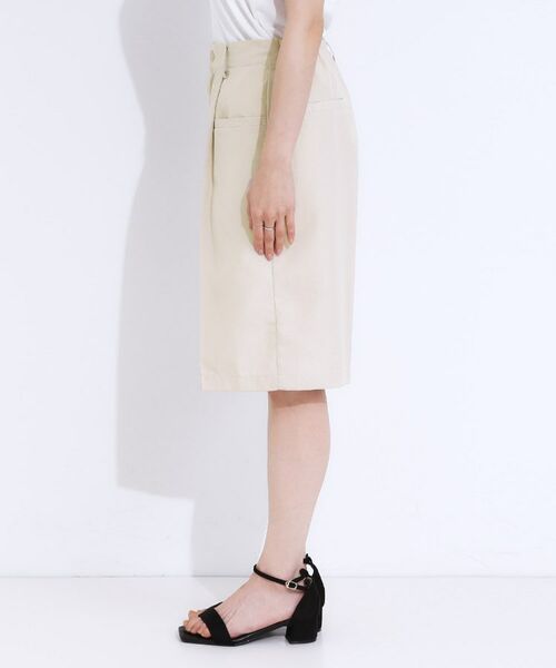 SHOO・LA・RUE / シューラルー ショート・ハーフ・半端丈パンツ | 【S-LL】大人のための 麻調タックハーフパンツ | 詳細10