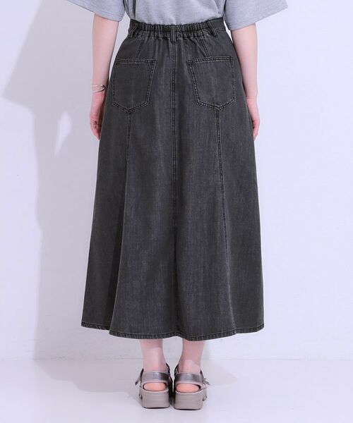 SHOO・LA・RUE / シューラルー スカート | 【S-LL】フリンジポケットがアクセント デニムフレアスカート | 詳細11