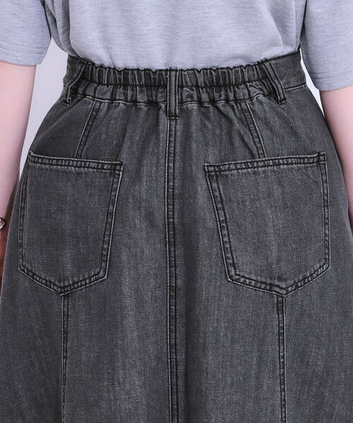 SHOO・LA・RUE / シューラルー スカート | 【S-LL】フリンジポケットがアクセント デニムフレアスカート | 詳細13