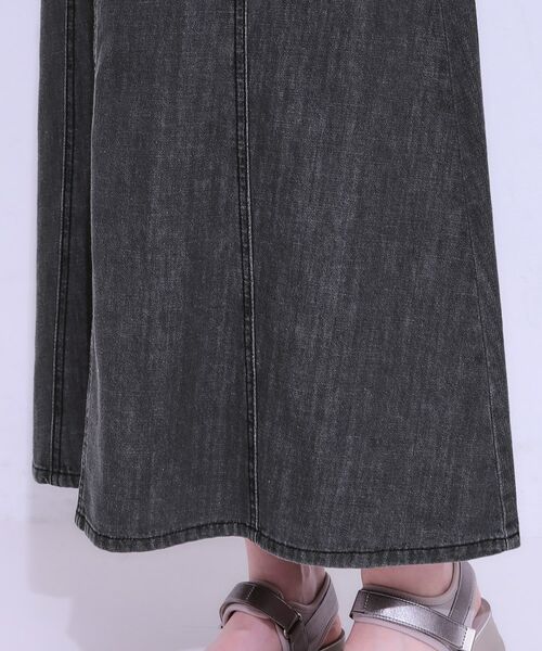 SHOO・LA・RUE / シューラルー スカート | 【S-LL】フリンジポケットがアクセント デニムフレアスカート | 詳細15