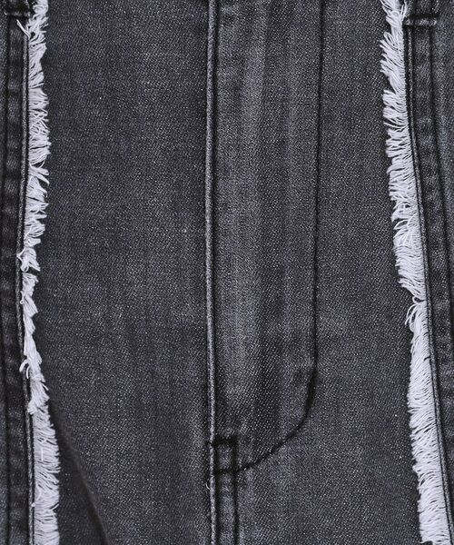 SHOO・LA・RUE / シューラルー スカート | 【S-LL】フリンジポケットがアクセント デニムフレアスカート | 詳細8