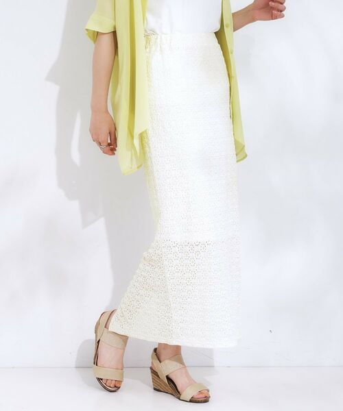 SHOO・LA・RUE / シューラルー ロング・マキシ丈スカート | 【S-LL】レースナロースカート | 詳細2