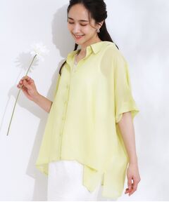 SHOO・LA・RUE / シューラルー シャツ・ブラウス | 大人のシアー感 ゆるさらポンチョシャツ