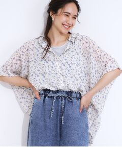 SHOO・LA・RUE / シューラルー シャツ・ブラウス | 大人のシアー感 ゆるさらポンチョシャツ