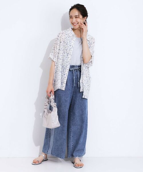 SHOO・LA・RUE / シューラルー シャツ・ブラウス | 大人のシアー感 ゆるさらポンチョシャツ | 詳細19