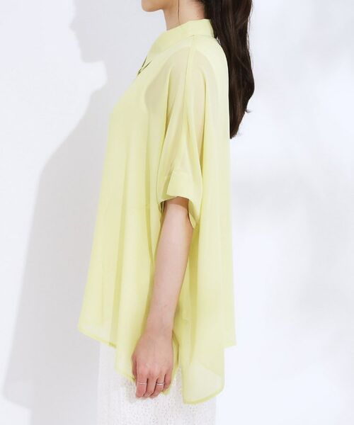SHOO・LA・RUE / シューラルー シャツ・ブラウス | 大人のシアー感 ゆるさらポンチョシャツ | 詳細26