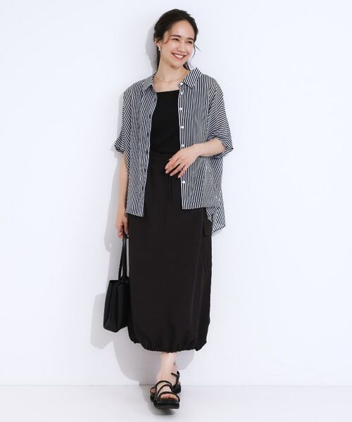 SHOO・LA・RUE / シューラルー シャツ・ブラウス | 大人のシアー感 ゆるさらポンチョシャツ | 詳細3