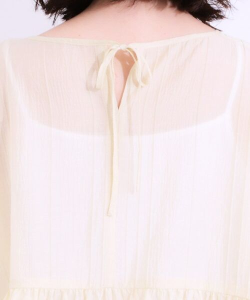 SHOO・LA・RUE / シューラルー シャツ・ブラウス | 【S-LL】ふわっと揺れる ペプラムデザインブラウス | 詳細17