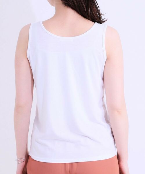 SHOO・LA・RUE / シューラルー ニット・セーター | 【S-LL/2点セット】程よいラメが上品 透かしニット＋タンクトップ | 詳細20