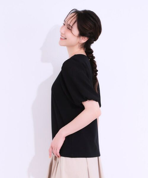 SHOO・LA・RUE / シューラルー カットソー | 【S-LL/ひんやり/UV】お袖シアー バルーントップス | 詳細5