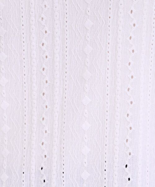 SHOO・LA・RUE / シューラルー カットソー | 【S-LL/二の腕カバー】大人フェミニンな印象に ジャカードレーストップス | 詳細8