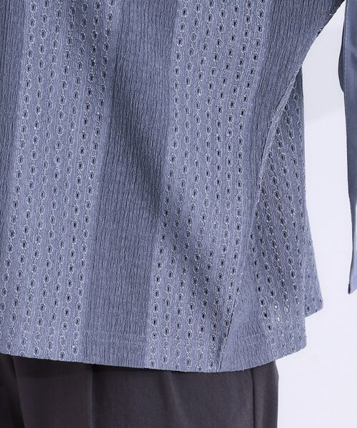 SHOO・LA・RUE / シューラルー シャツ・ブラウス | 【S-LL/二の腕カバー】お袖ギャザーリボン アイレット刺繍トップス | 詳細18