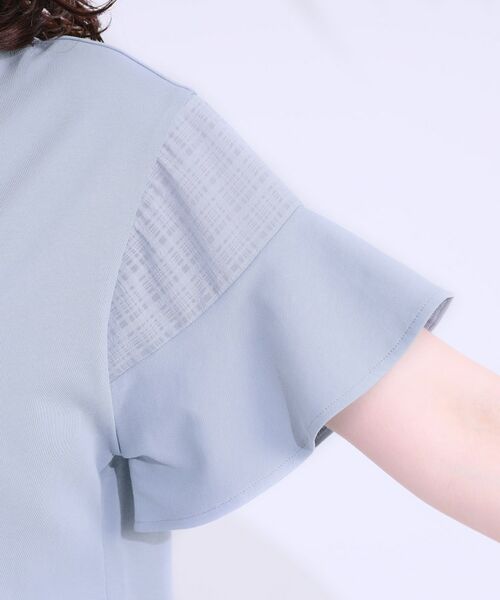 SHOO・LA・RUE / シューラルー カットソー | 【ひんやり/プチプラ】女性らしさ溢れる お袖シアーフリルトップス | 詳細21