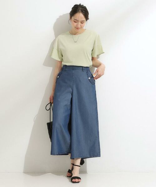 SHOO・LA・RUE / シューラルー カットソー | 【ひんやり/プチプラ】女性らしさ溢れる お袖シアーフリルトップス | 詳細27