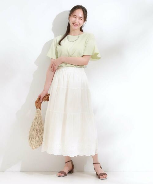 SHOO・LA・RUE / シューラルー カットソー | 【ひんやり/プチプラ】女性らしさ溢れる お袖シアーフリルトップス | 詳細29