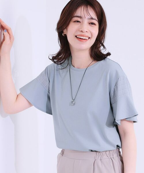 51700円のお品　フリル袖 トップス deux amour tシャツ 袖フリルトップス レディース : ZOZOTOWN