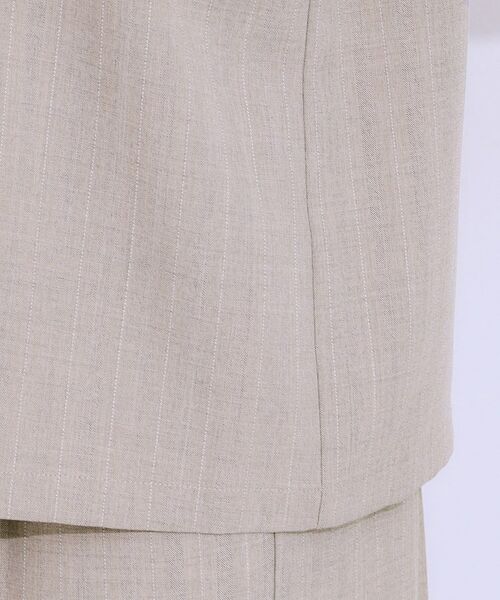 SHOO・LA・RUE / シューラルー テーラードジャケット | 【セットアップ可】麻調半袖ジャケット | 詳細18