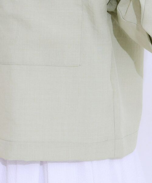 SHOO・LA・RUE / シューラルー レザーブルゾン・ジャケット | 【洗える/S-LL/ひんやり/UV】さらりと羽織れる 麻調ZIPブルゾン | 詳細19