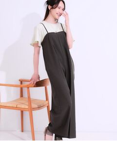 SHOO・LA・RUE / シューラルー サロペット・オールインワン | 【S-LL】Iラインですっきり見え 大人見えサロペット