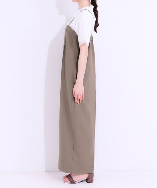 SHOO・LA・RUE / シューラルー サロペット・オールインワン | 【S-LL】Iラインですっきり見え 大人見えサロペット | 詳細14