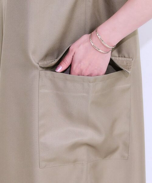 SHOO・LA・RUE / シューラルー ロング・マキシ丈ワンピース | 【洗える/S-LL】1枚でコーデが完成 異素材ドッキングワンピース | 詳細18