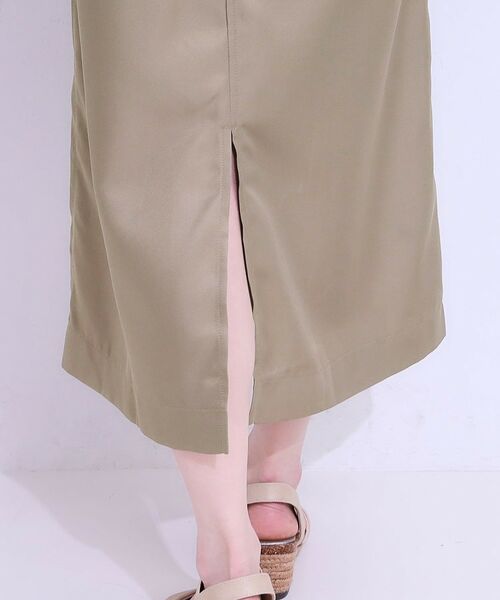 SHOO・LA・RUE / シューラルー ロング・マキシ丈ワンピース | 【洗える/S-LL】1枚でコーデが完成 異素材ドッキングワンピース | 詳細20