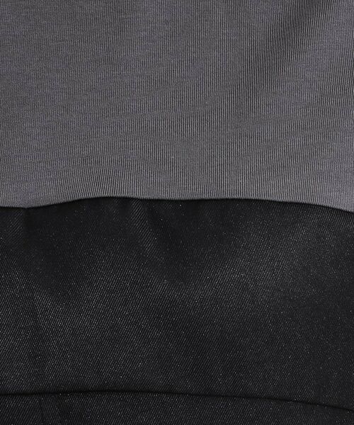 SHOO・LA・RUE / シューラルー ロング・マキシ丈ワンピース | 【洗える/S-LL】1枚でコーデが完成 異素材ドッキングワンピース | 詳細4