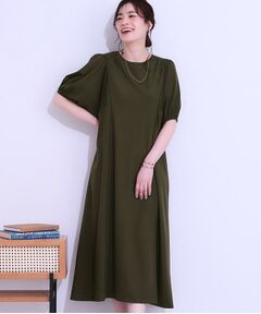 SHOO・LA・RUE / シューラルー ロング・マキシ丈ワンピース | 【ひんやり/S-LL】微配色ラインですっきり見え 大人のためのワンピース