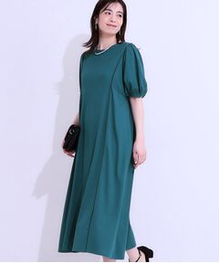 SHOO・LA・RUE / シューラルー ロング・マキシ丈ワンピース | 【ひんやり/S-LL】微配色ラインですっきり見え 大人のためのワンピース