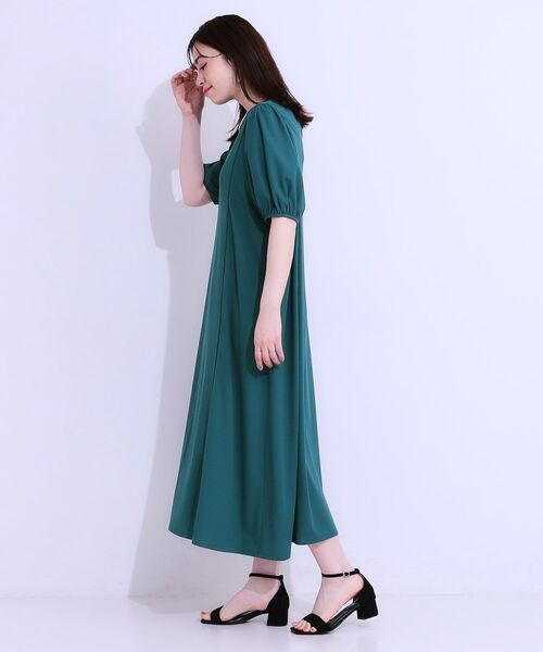 SHOO・LA・RUE / シューラルー ロング・マキシ丈ワンピース | 【ひんやり/S-LL】微配色ラインですっきり見え 大人のためのワンピース | 詳細11