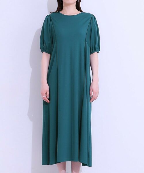 SHOO・LA・RUE / シューラルー ロング・マキシ丈ワンピース | 【ひんやり/S-LL】微配色ラインですっきり見え 大人のためのワンピース | 詳細13