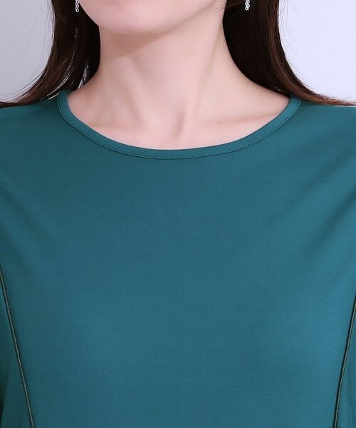 SHOO・LA・RUE / シューラルー ロング・マキシ丈ワンピース | 【ひんやり/S-LL】微配色ラインですっきり見え 大人のためのワンピース | 詳細16