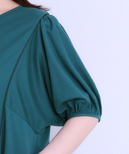 SHOO・LA・RUE / シューラルー ロング・マキシ丈ワンピース | 【ひんやり/S-LL】微配色ラインですっきり見え 大人のためのワンピース | 詳細18