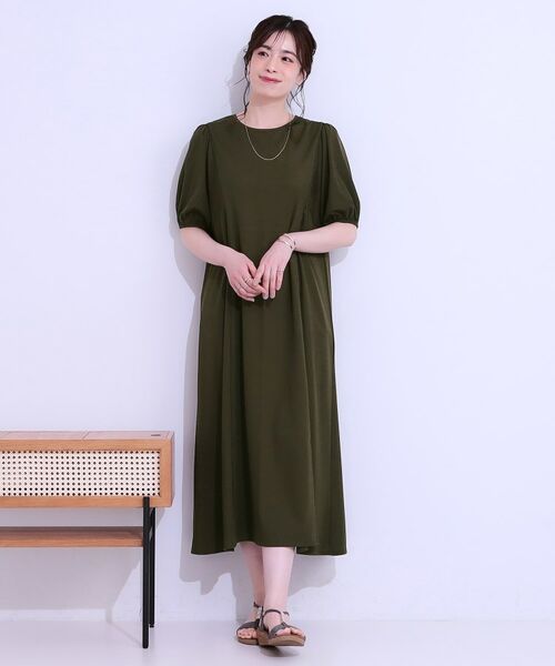 SHOO・LA・RUE / シューラルー ロング・マキシ丈ワンピース | 【ひんやり/S-LL】微配色ラインですっきり見え 大人のためのワンピース | 詳細5