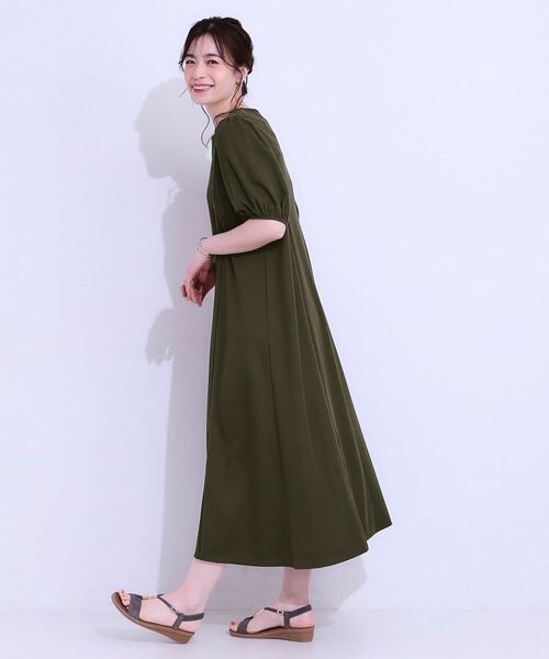 SHOO・LA・RUE / シューラルー ロング・マキシ丈ワンピース | 【ひんやり/S-LL】微配色ラインですっきり見え 大人のためのワンピース | 詳細6