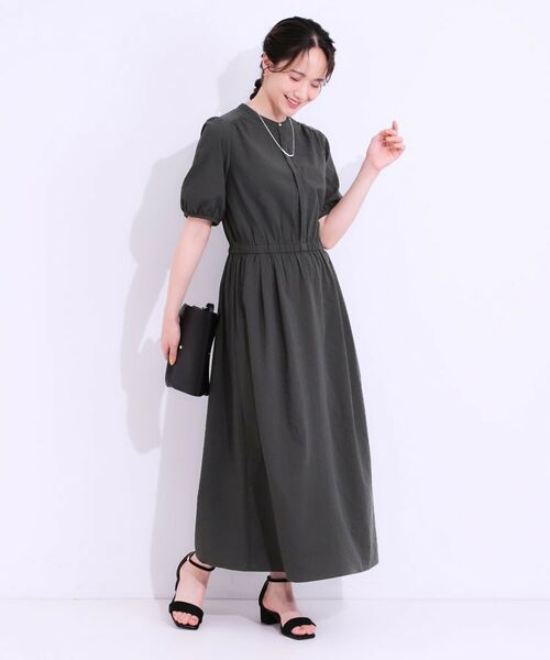 SHOO・LA・RUE / シューラルー ロング・マキシ丈ワンピース | 【洗える/S-LL/ひんやり/UV】女性らしさ漂う サッカーワンピース | 詳細1