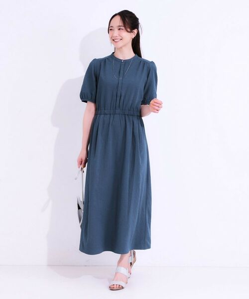 SHOO・LA・RUE / シューラルー ロング・マキシ丈ワンピース | 【洗える/S-LL/ひんやり/UV】女性らしさ漂う サッカーワンピース | 詳細5