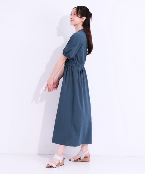 SHOO・LA・RUE / シューラルー ロング・マキシ丈ワンピース | 【洗える/S-LL/ひんやり/UV】女性らしさ漂う サッカーワンピース | 詳細7