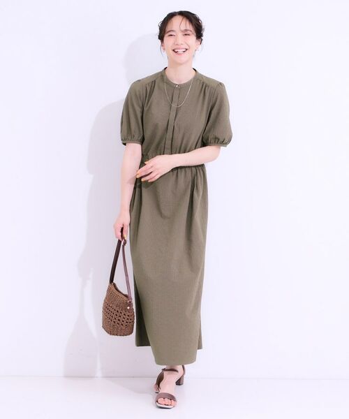 SHOO・LA・RUE / シューラルー ロング・マキシ丈ワンピース | 【洗える/S-LL/ひんやり/UV】女性らしさ漂う サッカーワンピース | 詳細9