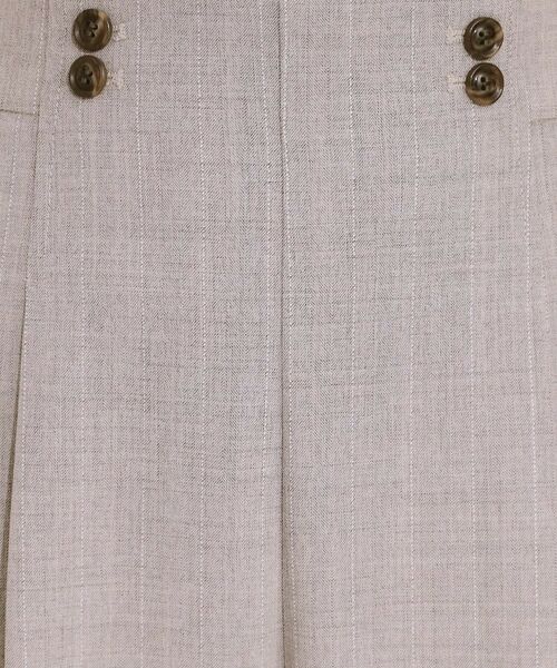 SHOO・LA・RUE / シューラルー パンツ | 【セットアップ可】麻調ストライプワイドパンツ | 詳細12