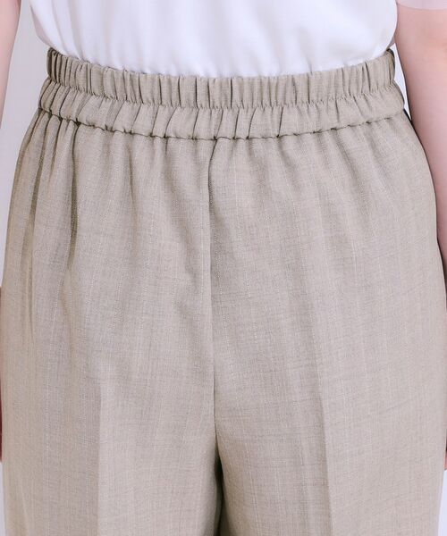 SHOO・LA・RUE / シューラルー パンツ | 【セットアップ可】麻調ストライプワイドパンツ | 詳細17