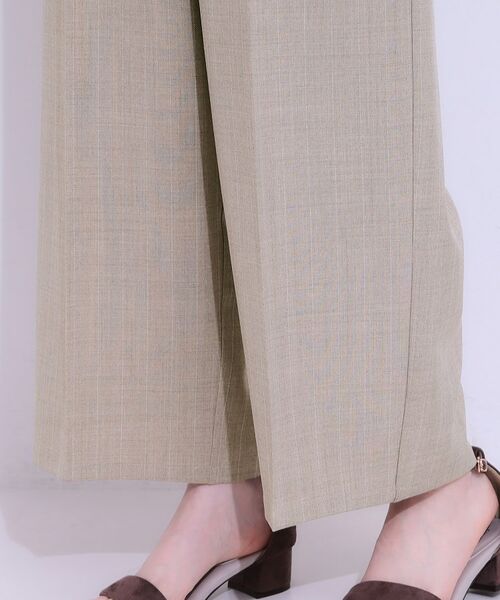 SHOO・LA・RUE / シューラルー パンツ | 【セットアップ可】麻調ストライプワイドパンツ | 詳細19