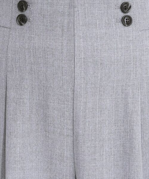 SHOO・LA・RUE / シューラルー パンツ | 【セットアップ可】麻調ストライプワイドパンツ | 詳細4