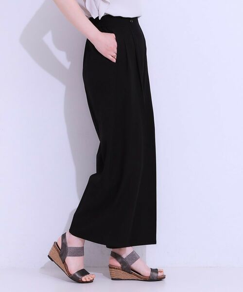 SHOO・LA・RUE / シューラルー パンツ | 【セットアップ可】麻調ストライプワイドパンツ | 詳細6