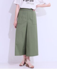 SHOO・LA・RUE / シューラルー ショート・ハーフ・半端丈パンツ | 【ひんやり/UV】きれいめにもカジュアルにも ベイカーガウチョパンツ