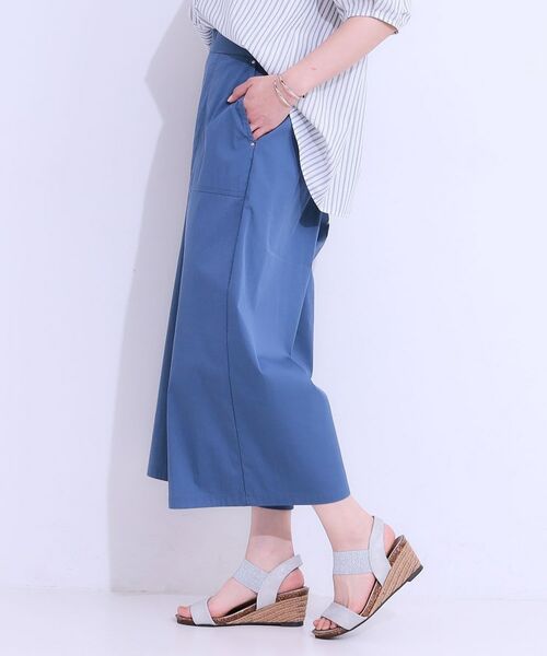 SHOO・LA・RUE / シューラルー ショート・ハーフ・半端丈パンツ | 【ひんやり/UV】きれいめにもカジュアルにも ベイカーガウチョパンツ | 詳細10