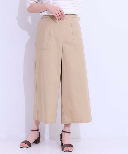 SHOO・LA・RUE / シューラルー ショート・ハーフ・半端丈パンツ | 【ひんやり/UV】きれいめにもカジュアルにも ベイカーガウチョパンツ | 詳細14