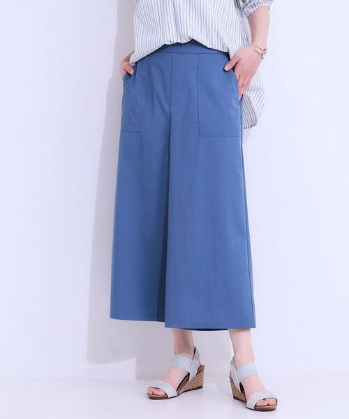 SHOO・LA・RUE / シューラルー ショート・ハーフ・半端丈パンツ | 【ひんやり/UV】きれいめにもカジュアルにも ベイカーガウチョパンツ | 詳細9